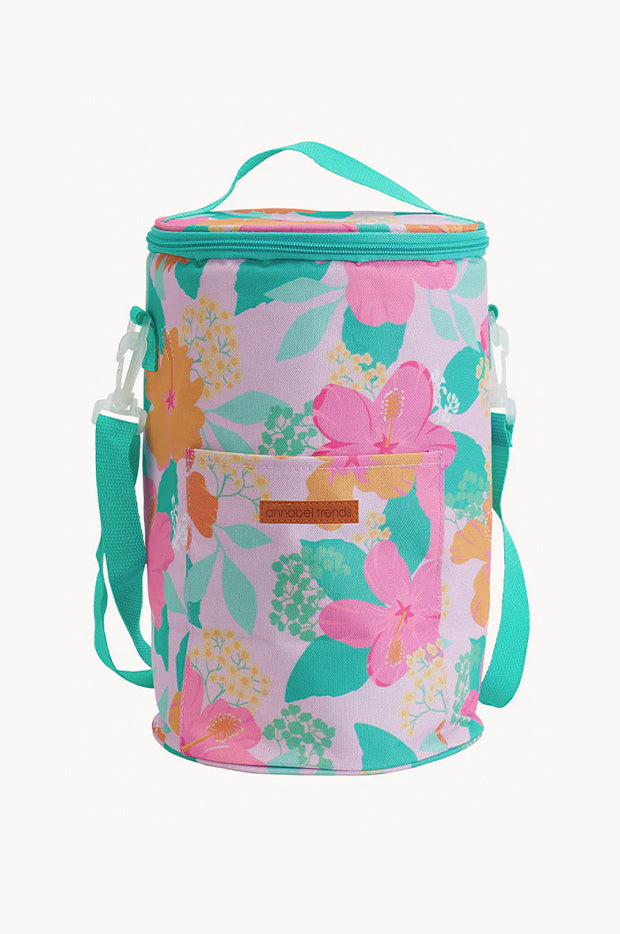 Hibiscus Barrel Cooler Bag