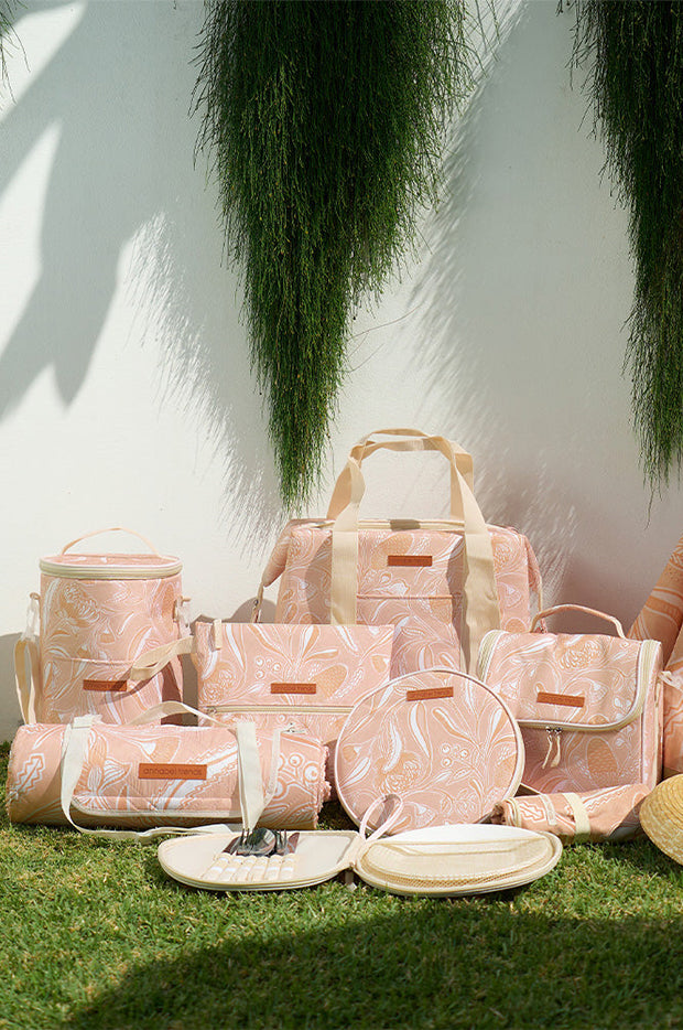 Vanity Toiletries Bag Trailing Natives/Stripe - Annabel Trends main image 1