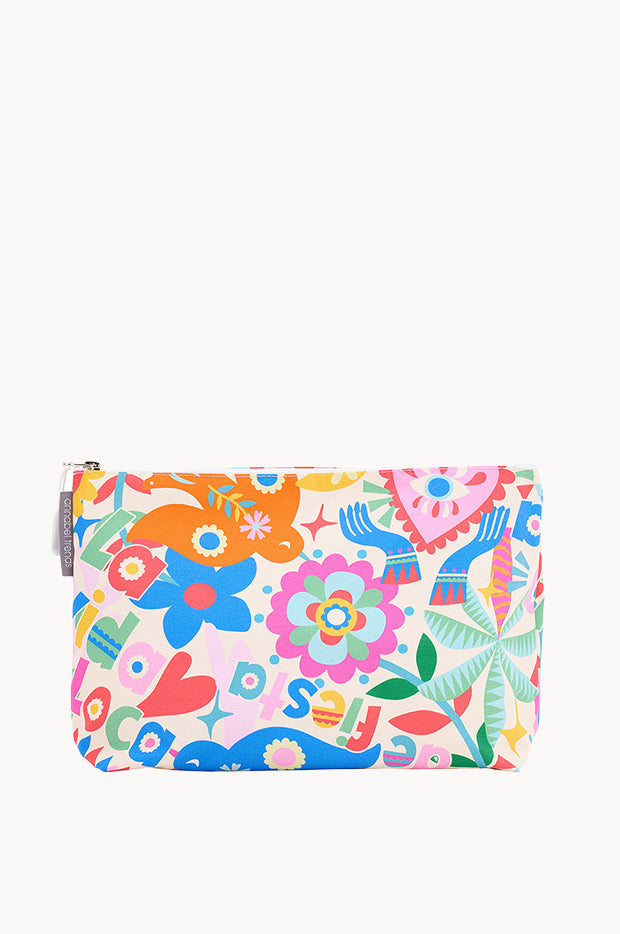 Fiesta Large Cotton Cosmetic Bag