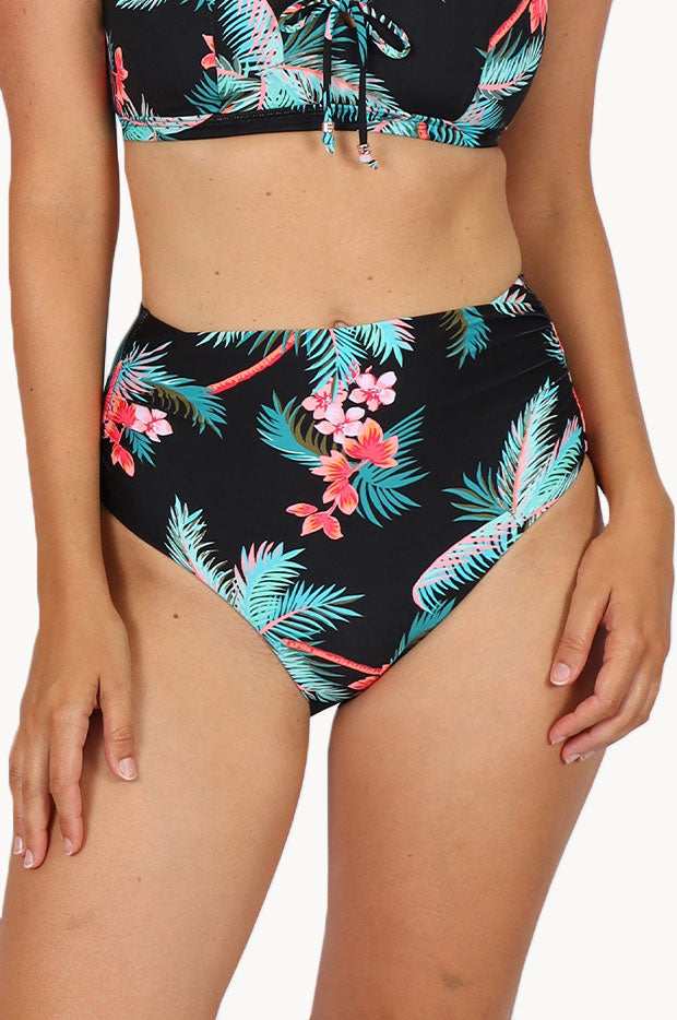 HIGH WAIST PANT WITH BUTTON DETAIL AMALFI AMORE
