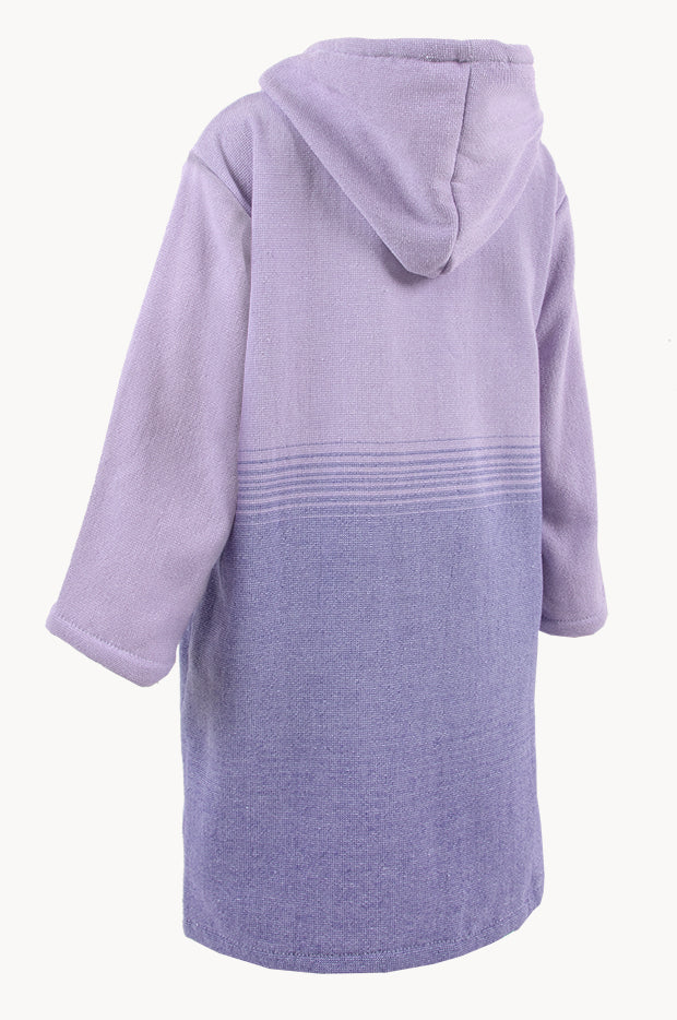 Kids Deep Ocean Hooded Towel Robe 7-11Y