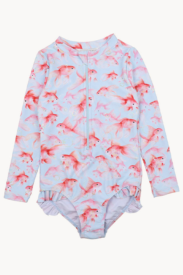 Girls Rae Long Sleeve Sunsuit