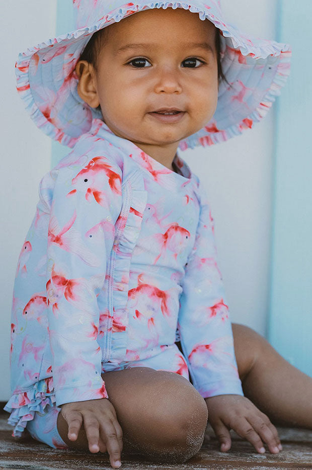 Toddler Girls Malia Frill Sunsuit main image 1
