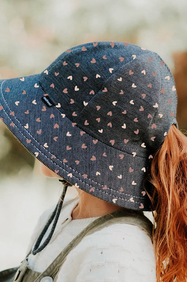 Girls Sprinkles Ponytail Bucket Hat