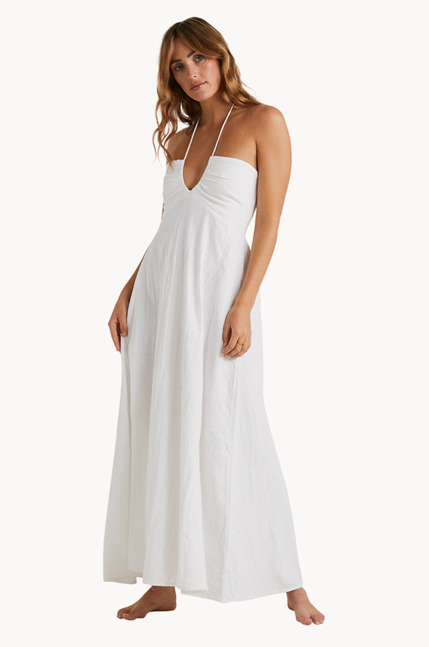 billabong white maxi dress Sway Away With its maxi length Size:2XL (22-24) Swatch:#25201e Veronica Beard Gemma Silk-Blend