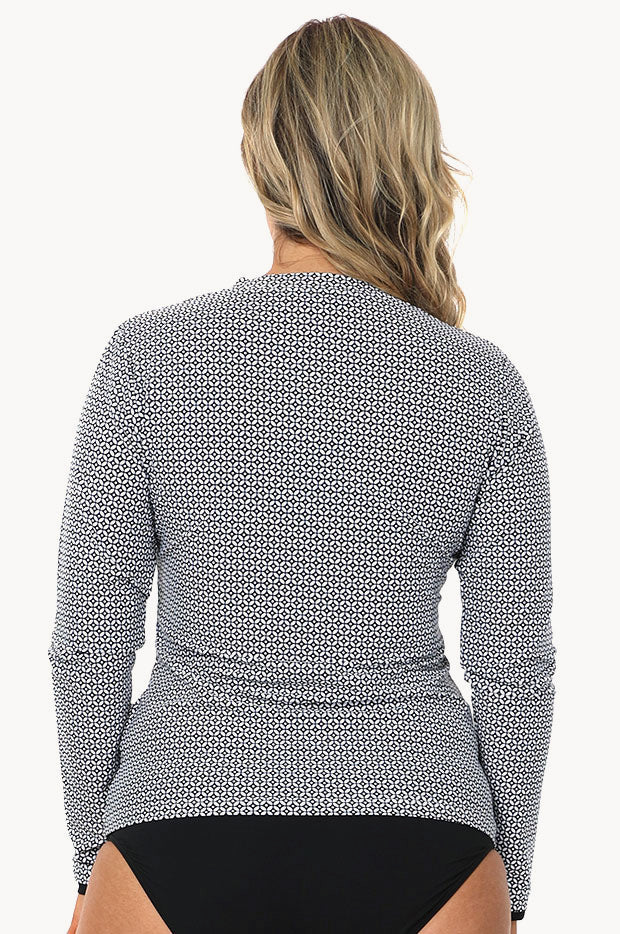 Bloom Long Sleeve Zip Suntop main image 1