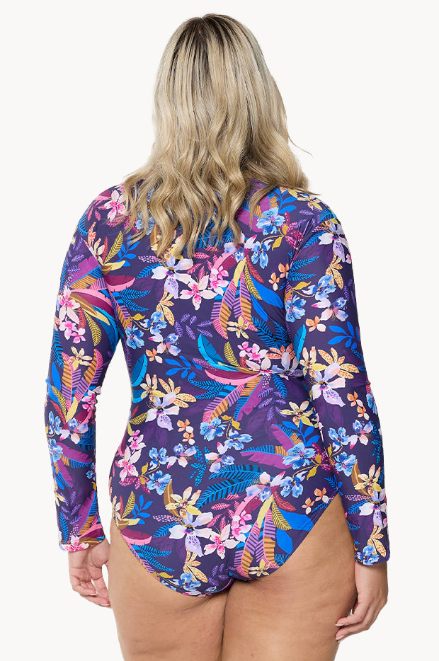 El Mar Minorca Wrap Long Outer - Purple