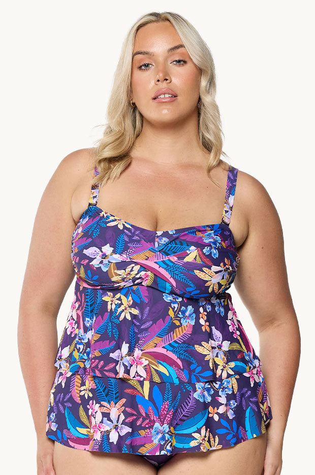 Wild Berries Tiered Tankini Separate