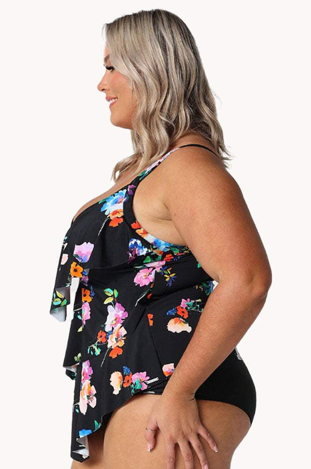 Castaway Tiered Frill Tankini Separate