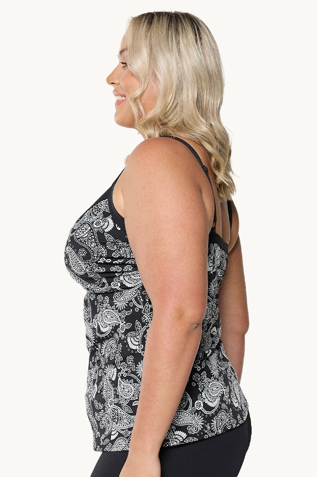 E CUP UNDERWIRE TANKINI MOTO MAIKO