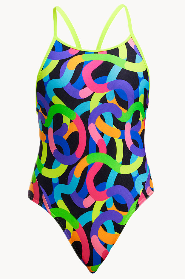 Funkita Girls Got Worms Diamond Back One Piece Swimwear Galore AU