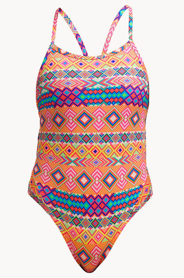 Funkita Girls Devil In Detail Twisted One Piece Swimwear Galore AU