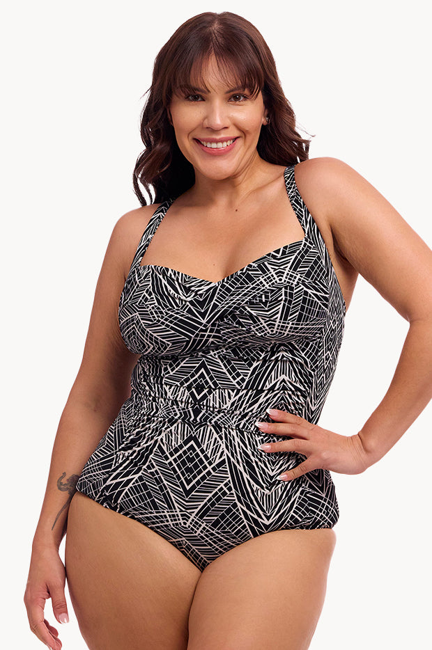 Messina DD/E Cup Tie Front One Piece
