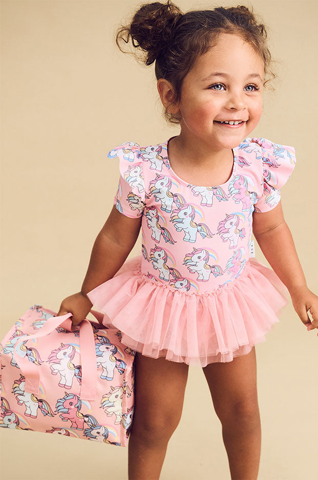 Girls Mercorn Shell Long Sleeve Sunsuit