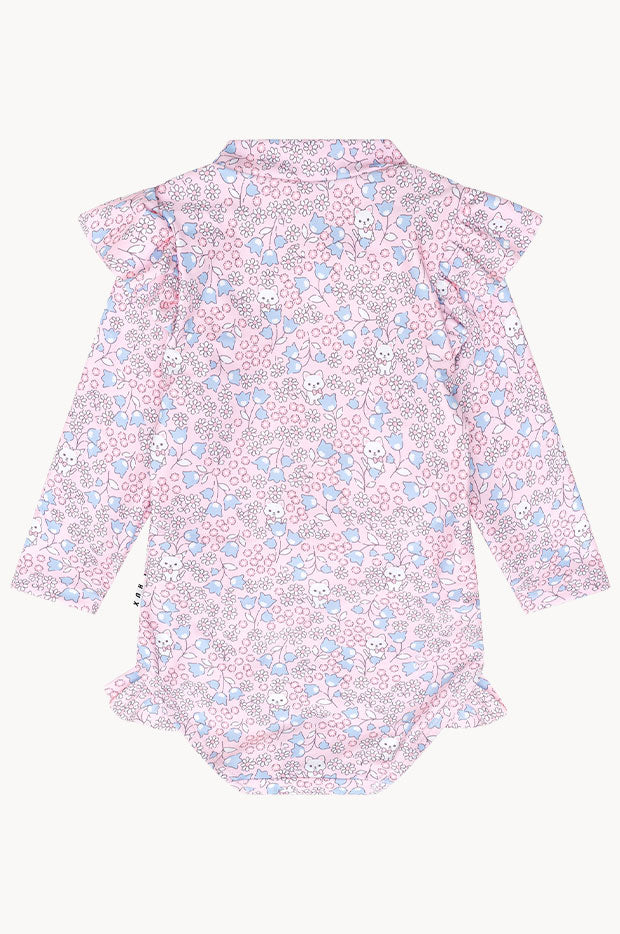 Red n Blue Girl's Sunsuit