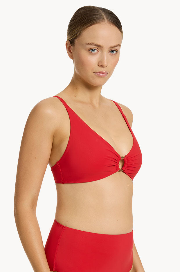 Jetset C/D Cup Trim Tri Top main image 1