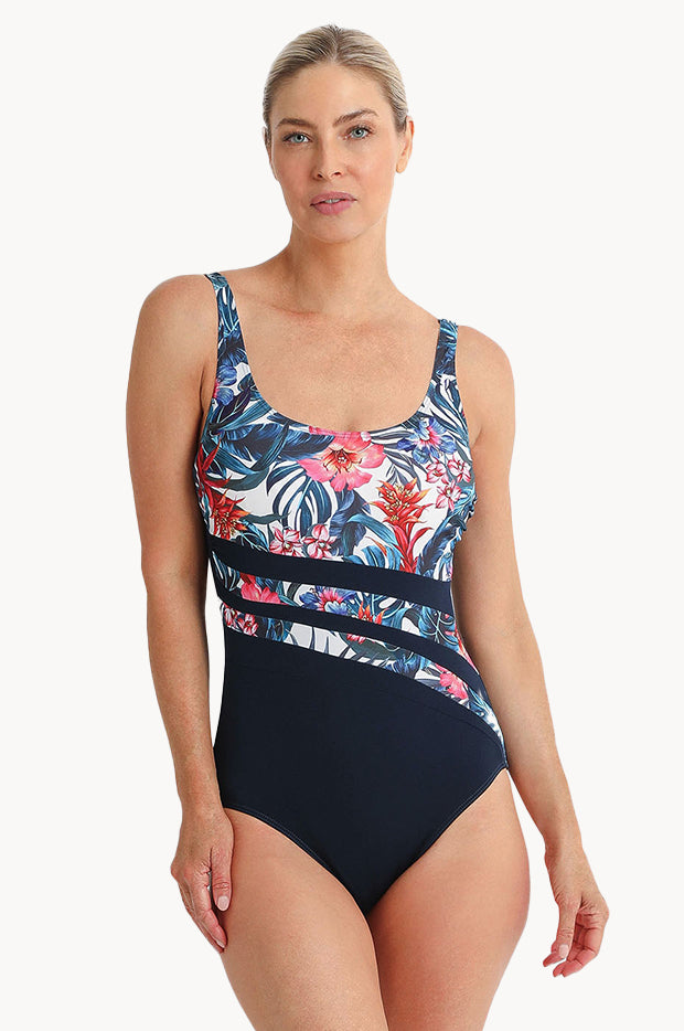 Dots DD/E Cup Swim Dress One Piece
