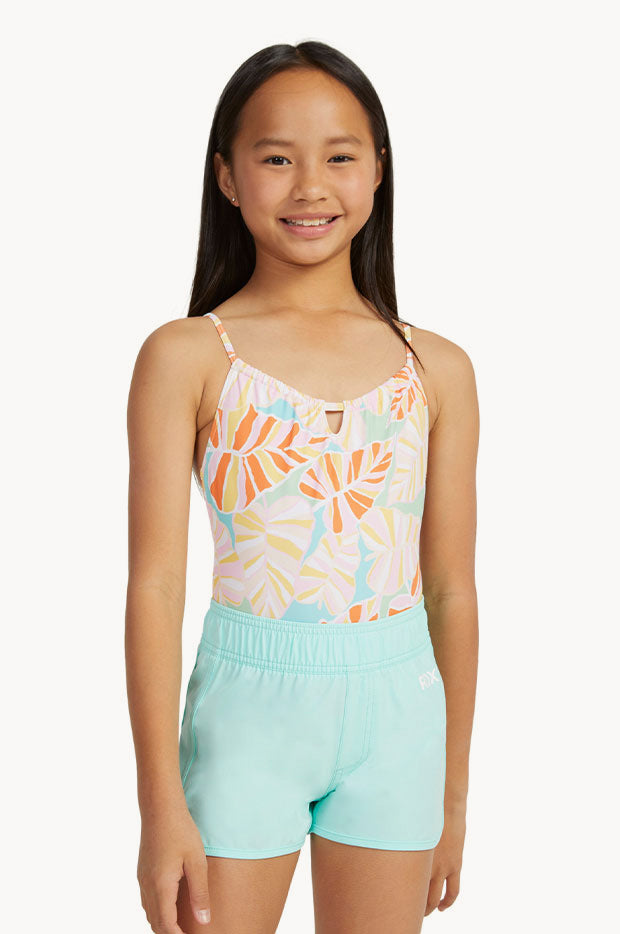 Roxy Good Waves Only Maillot de Bain, Anthracite Shadow Floral, 7 Ans Fille Roxy Good Waves Only Maillot de Bain, Anthracite Shadow Floral, 7 Ans Fille