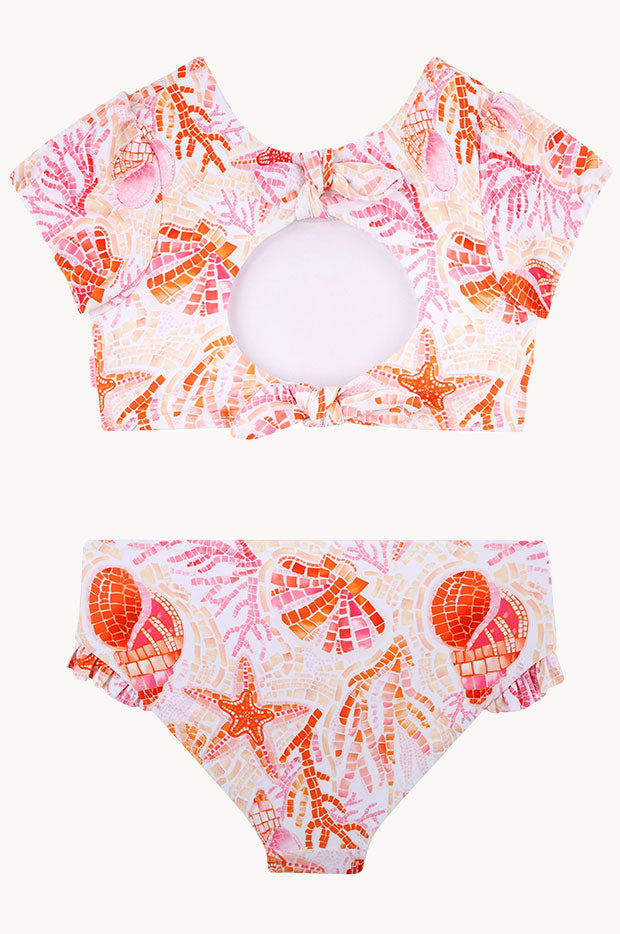 Girls Coral Coast Crop Set main image 1
