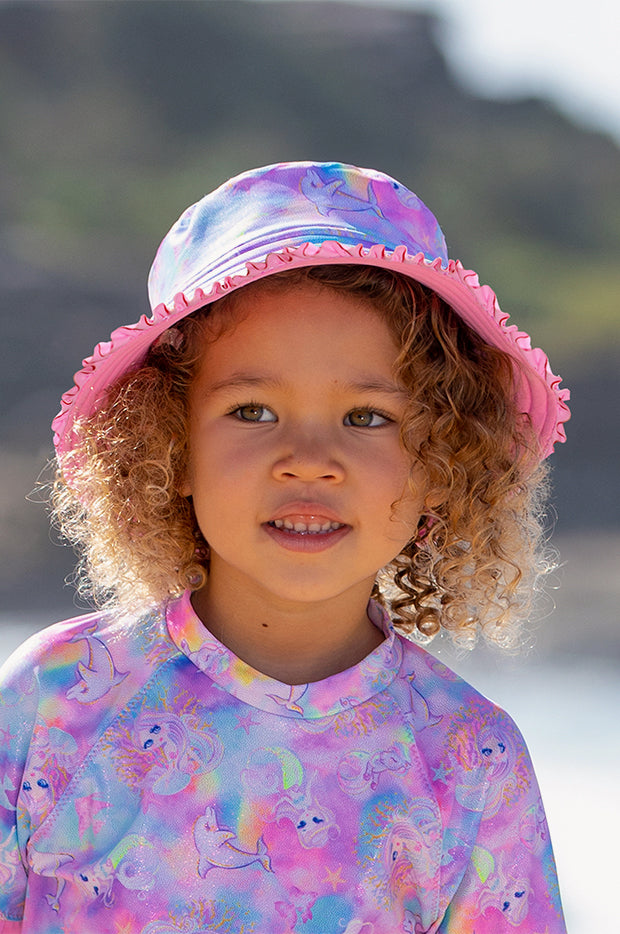 Girls Coral Sunhat main image 0