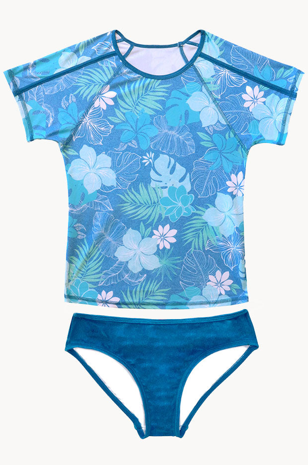 Girls Coral Suntop