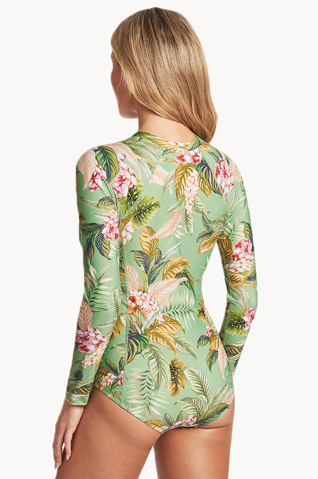 Plains Short Sleeve Zip Sunsuit main image 1
