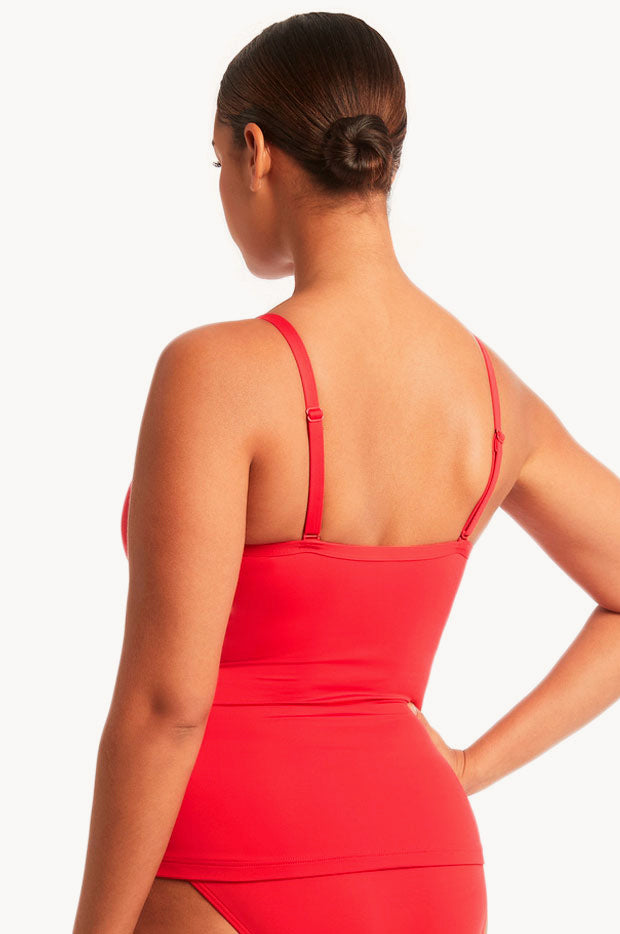 Eco Essentials Cross Front Tankini Separate main image 1