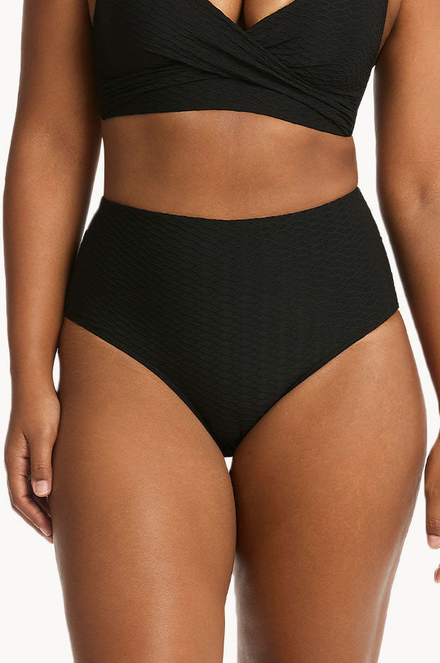 BELT TRIM HIGH PANT GONE COAST