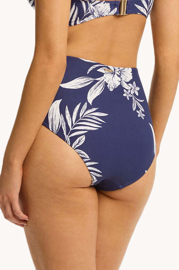 Effortlessly Soft High Waist Scuba Pants in French Vanilla