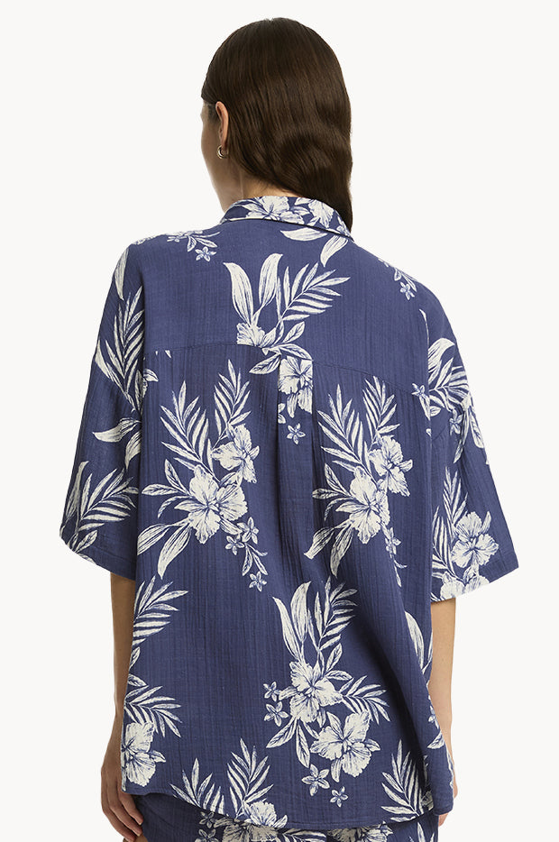 Deep Dive Ocean Aloha Shirt