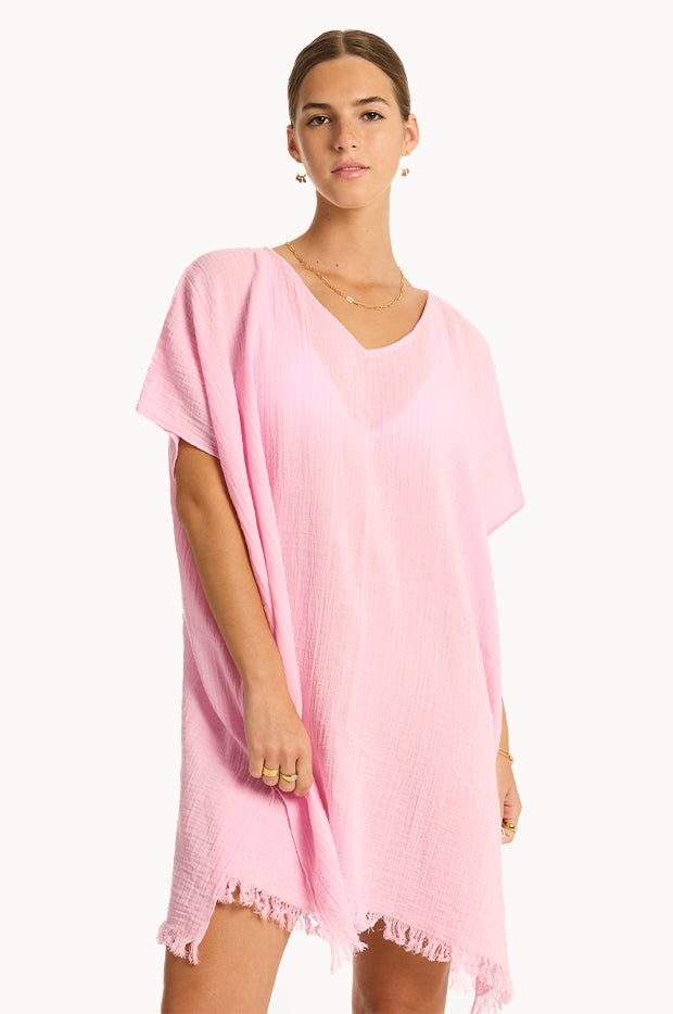 Sea Level Sunset Kaftan Pink Swimwear Galore AU