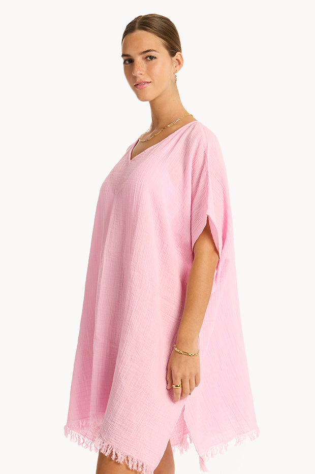 Sea Level Sunset Kaftan Pink Swimwear Galore AU