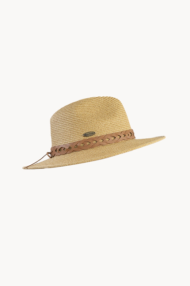 Suede Twim Panama Hat