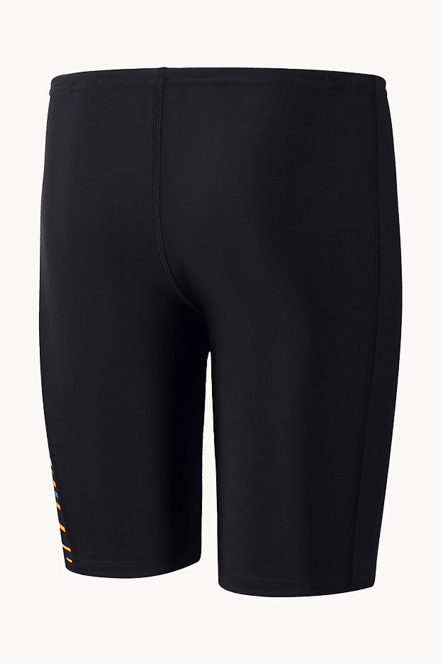 Maillot De Bain Speedo Jammer Garçon - Bleu Marine/Vert Anti-Chlore