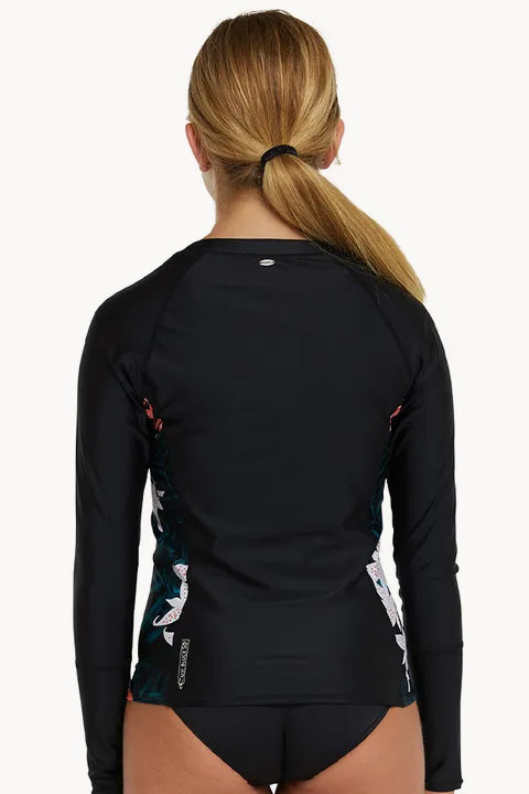 Girls Long Sleeve Zip Suntop main image 0