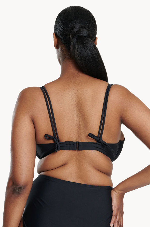 Polka Dot E/F Cup Underwire Halter