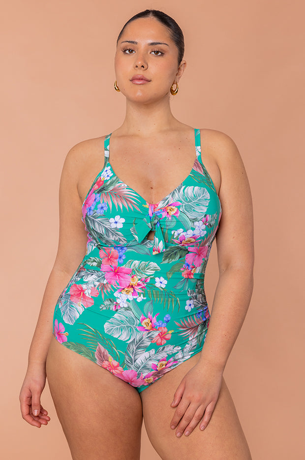 Pacifico DD/E Cup Tie Front One Piece