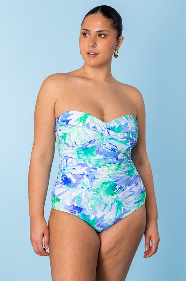 Key Largo Twist Bandeau One Piece