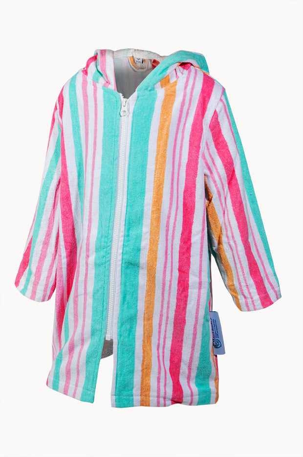 Kids Ocean Drifter Hooded Towelling Robe 5-7Y