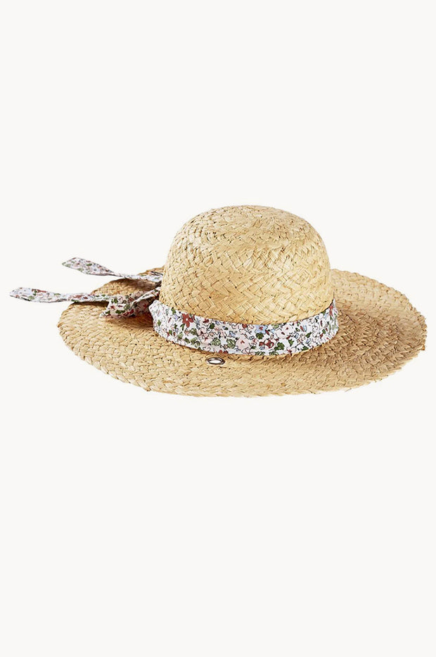 Girls Charlotte Straw Hat