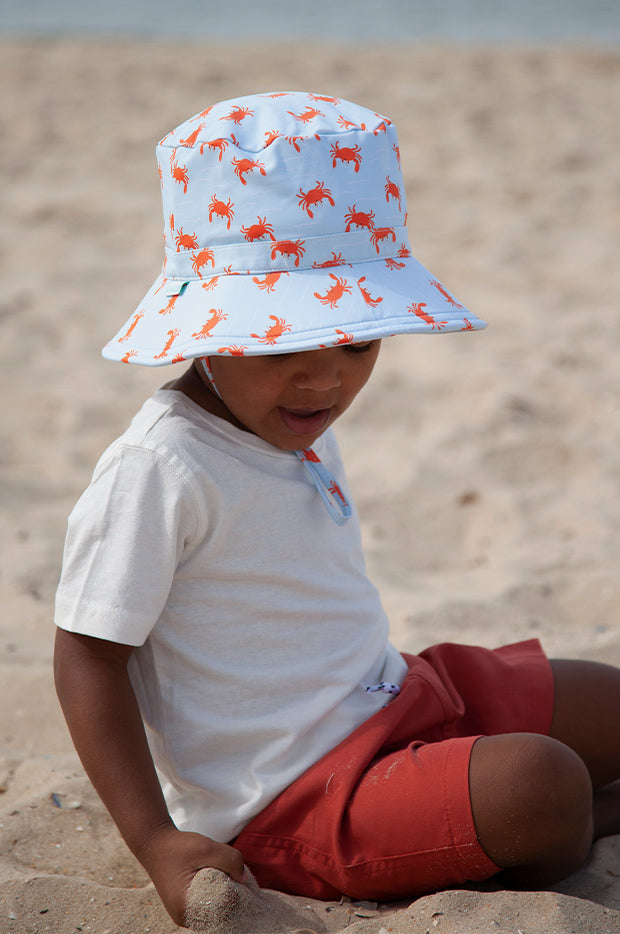 Boys Crab Bucket Swim Hat