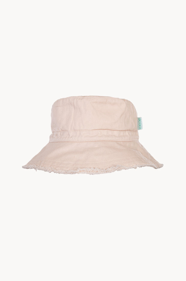 Girls Frayed Bucket Hat