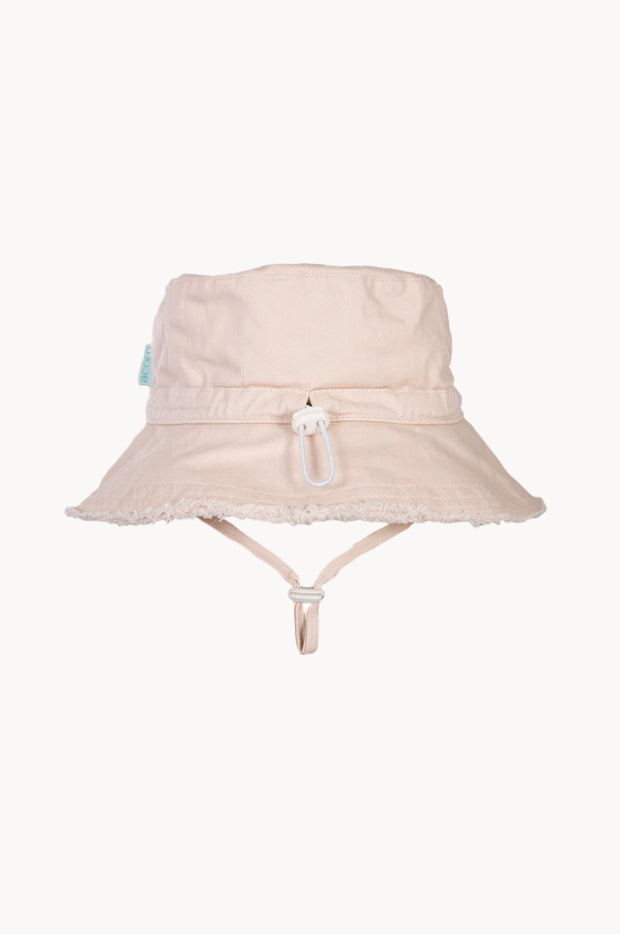 Girls Frayed Bucket Hat