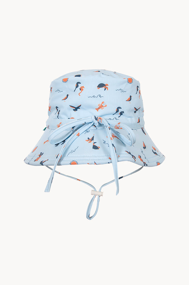 Boys Sea Life Wide Brim Swim Hat