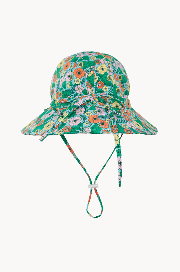 Girls Eden Wide Brim Swim Hat