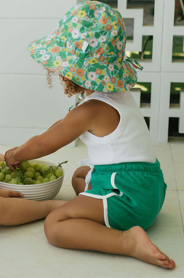 Girls Eden Wide Brim Swim Hat