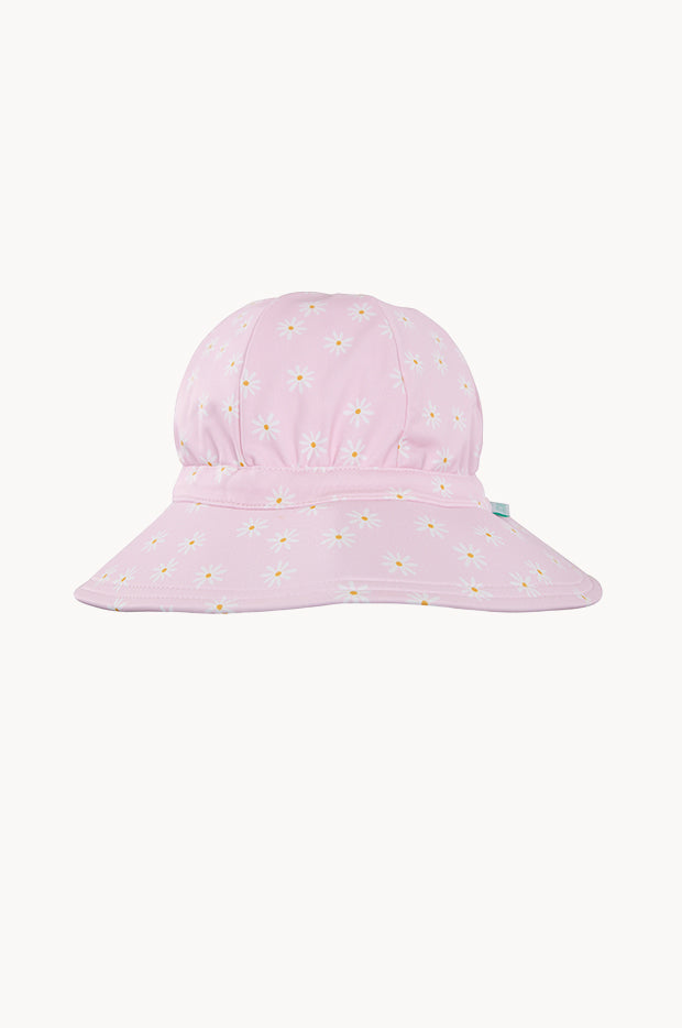 Girls Daisy Fields Wide Brim Swim Hat