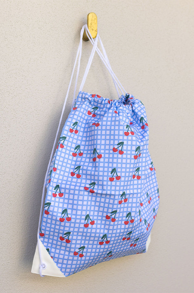 Cherry Checks Swim Bag