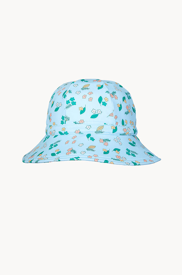 Girls Jasmine Wide Brim Swim Hat
