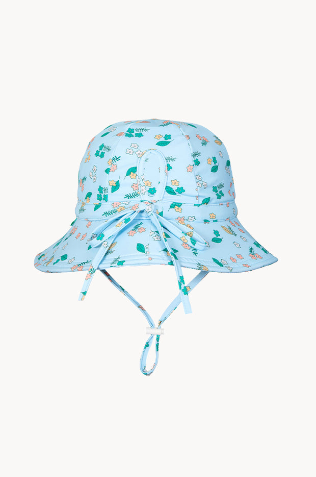 Girls Jasmine Wide Brim Swim Hat